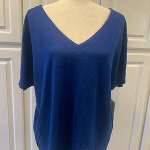 Chico's Blue Short Sleeve Tee